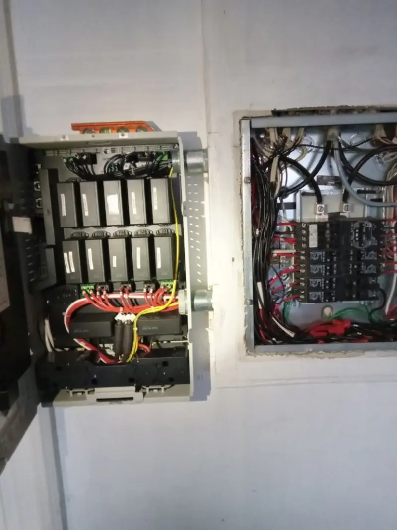 Electrical panel upgrade completed for Ring Doorbell Installation in Andrews